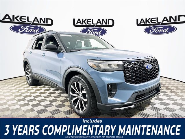 Vapor Blue Metallic 2026 Ford Explorer SUV / Crossover Rear-Wheel Drive Automatic