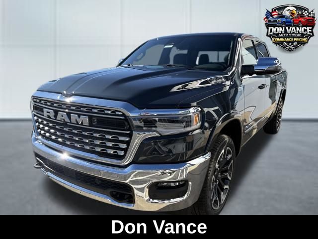 Forged Blue Metallic 2026 RAM 1500 Limited Crew Cab 4WD Pickup Truck Four-Wheel Drive 8-Speed Automatic