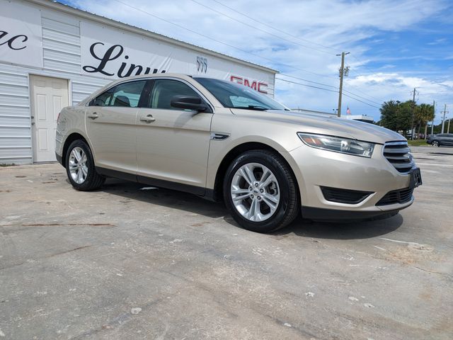 White Gold Metallic 2018 Ford Taurus Sedan Front-Wheel Drive 6-Speed Automatic