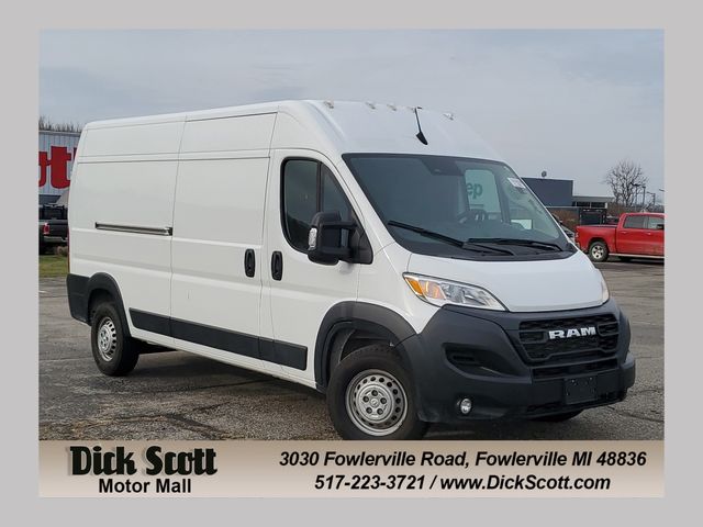Bright White Clearcoat 2025 RAM ProMaster Van 9-Speed Automatic