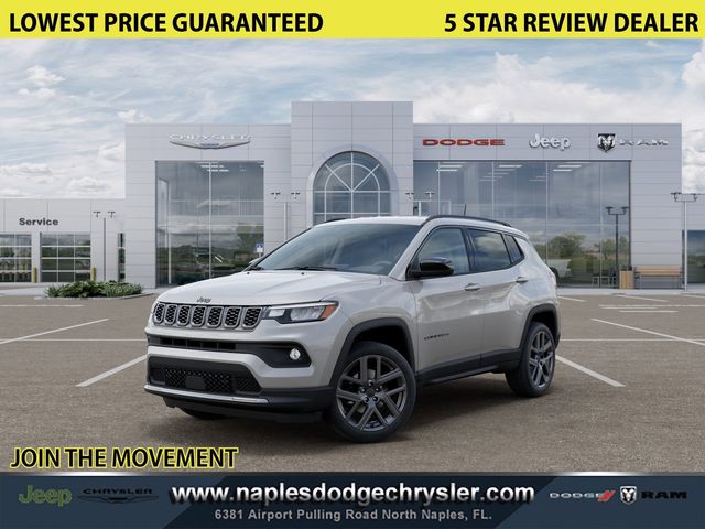 Silver Zynith Metallic Clearcoat 2026 Jeep Compass Latitude 4WD SUV / Crossover Four-Wheel Drive 8-Speed Automatic