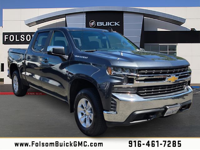 Shadow Gray Metallic 2020 Chevrolet Silverado 1500 LT Crew Cab 4WD Pickup Truck Four-Wheel Drive 8-Speed Automatic