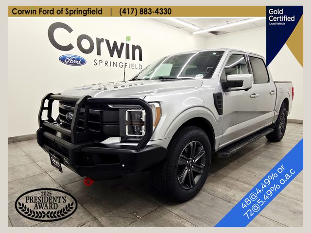 Iconic Silver Metallic 2023 Ford F-150 Pickup Truck Four-Wheel Drive Automatic