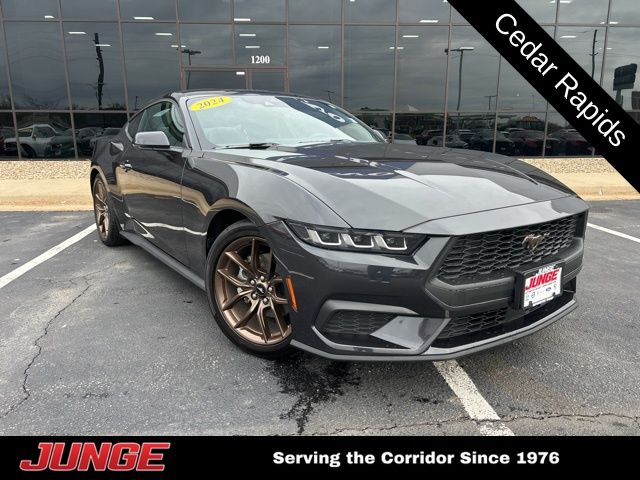 Gray Metallic 2024 Ford Mustang EcoBoost Premium Fastback RWD Coupe Rear-Wheel Drive Automatic