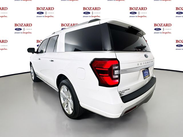 2024 Star White Metallic Tri-Coat Ford Expedition Max Platinum 4X4 SUV