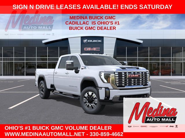 Glacier White Tricoat 2026 GMC Sierra 3500HD Pickup Truck Four-Wheel Drive Automatic