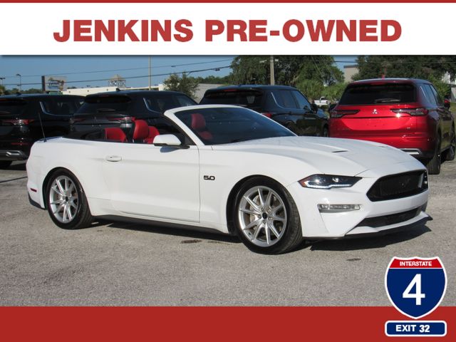Oxford White 2019 Ford Mustang Convertible Rear-Wheel Drive Automatic