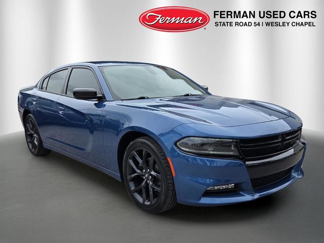 Blue (Frostbite) 2022 Dodge Charger SXT RWD Sedan Rear-Wheel Drive 8-Speed Automatic