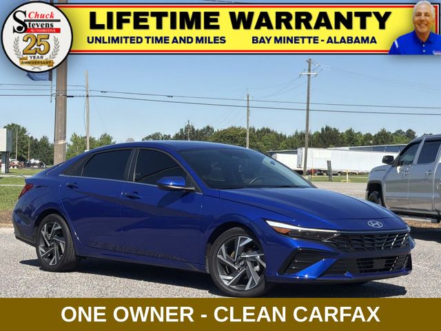Intense Blue 2025 Hyundai Elantra Sedan Front-Wheel Drive Continuously Variable Transmission