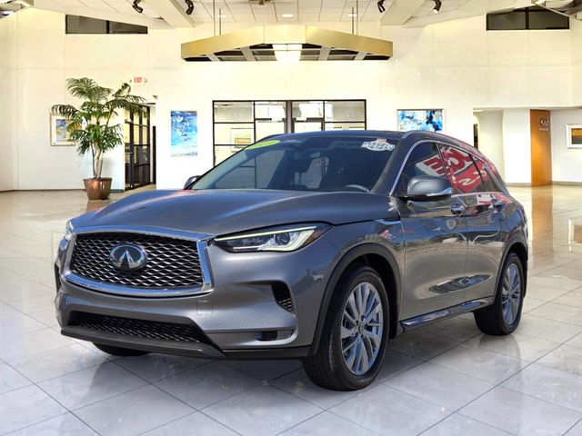 Gray (Graphite Shadow) 2023 INFINITI QX50 SUV / Crossover Front-Wheel Drive Continuously Variable Transmission