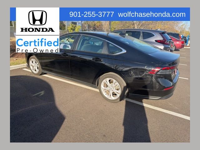 Crystal Black Pearl 2025 Honda Accord LX FWD Sedan Front-Wheel Drive Continuously Variable Transmission