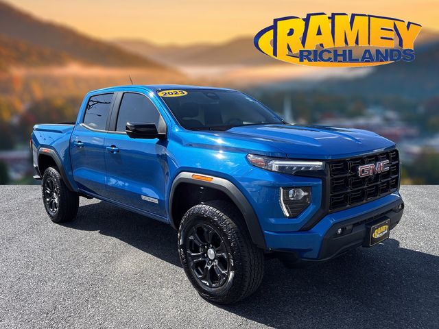 Dynamic Blue Metallic 2023 GMC Canyon Pickup Truck Four-Wheel Drive 8-Speed Automatic