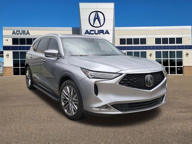 Silver 2023 Acura MDX SH-AWD with Advance Package SUV / Crossover All-Wheel Drive Automatic