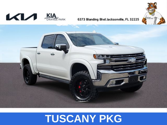 Summit White 2019 Chevrolet Silverado 1500 Pickup Truck Four-Wheel Drive Automatic