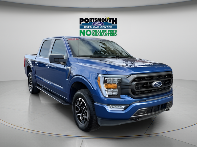 Atlas Blue Metallic 2023 Ford F-150 XLT SuperCrew 4WD Pickup Truck Four-Wheel Drive Automatic