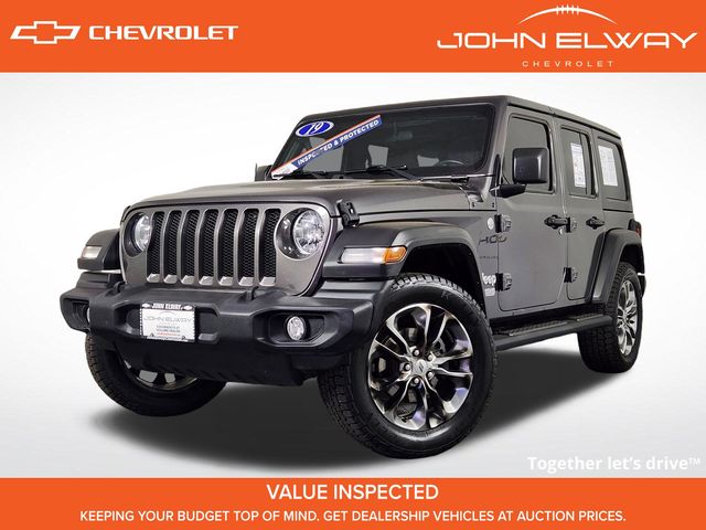 Gray (Granite Crystal Metallic Clearcoat) 2019 Jeep Wrangler Unlimited Sport S 4WD SUV / Crossover Four-Wheel Drive 8-Speed Automatic