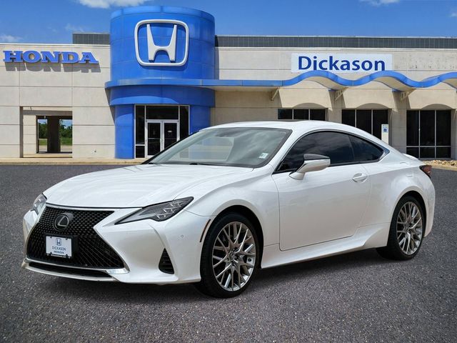 White Pearl 2022 Lexus RC 350 RWD Coupe Rear-Wheel Drive 8-Speed Automatic