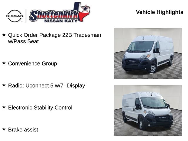 Used 2025 Ram ProMaster 2500 Van