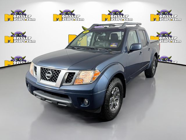 Blue 2016 Nissan Frontier PRO-4X Crew Cab 4WD Pickup Truck Four-Wheel Drive 5-Speed Automatic Overdrive