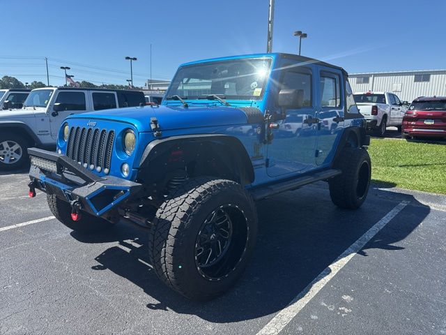 Hydro Blue Pearl Coat 2015 Jeep Wrangler Unlimited Sport 4WD SUV / Crossover Four-Wheel Drive 6-Speed Manual