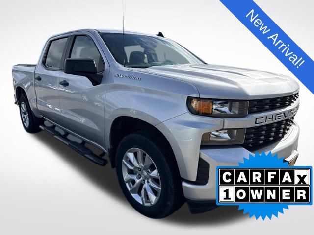 Silver Ice Metallic 2021 Chevrolet Silverado 1500 Pickup Truck Four-Wheel Drive 8-Speed Automatic