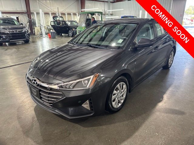Portofino Gray 2020 Hyundai Elantra Sedan Front-Wheel Drive Continuously Variable Transmission
