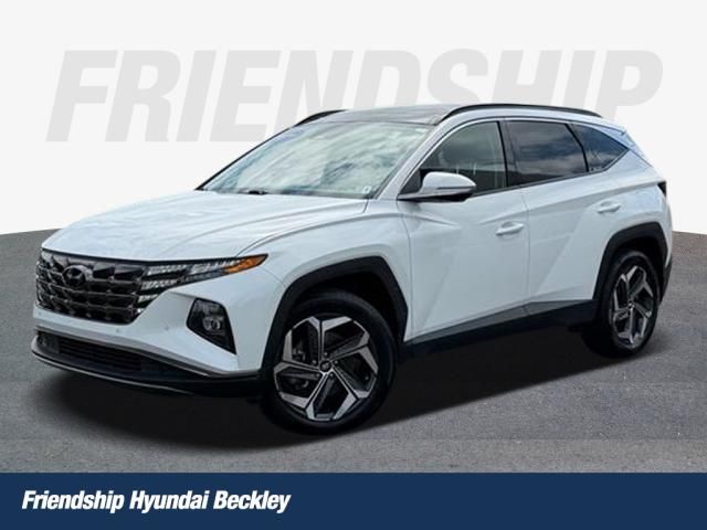 White Pearl 2024 Hyundai Tucson SUV / Crossover All-Wheel Drive 8-Speed Automatic