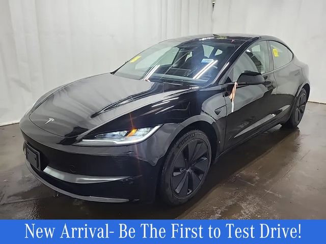 Solid Black 2024 Tesla Model 3 RWD Sedan Rear-Wheel Drive 1-Speed Automatic