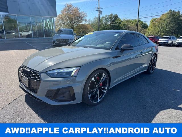 Daytona Gray Pearl Effect 2022 Audi S5 3.0T quattro Prestige Coupe AWD Coupe All-Wheel Drive 8-Speed Automatic
