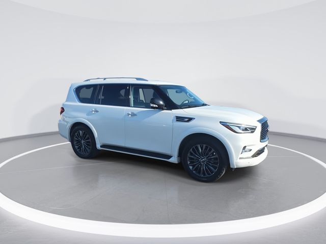 Used 2021 Moonstone White INFINITI Premium Select image 2