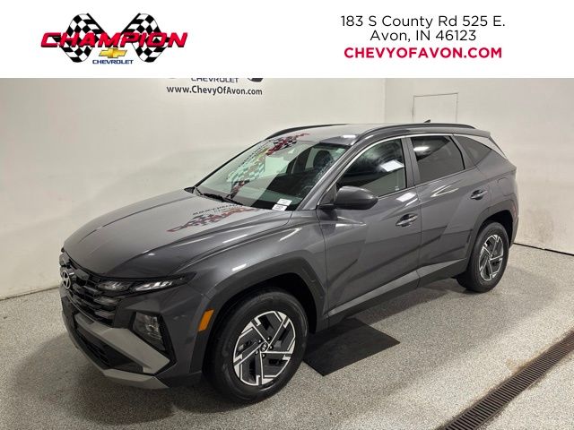 Titanium Gray 2025 Hyundai Tucson Hybrid SUV / Crossover All-Wheel Drive 6-Speed Automatic