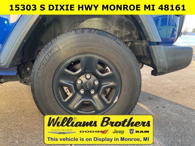 2018 Jeep Wrangler Sport - Ocean Blue Metallic Clearcoat exterior view 7