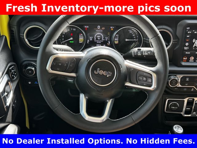 2023 Jeep Wrangler Sahara 4xe Yellow at Big Star Chrysler Jeep Dodge Ram 