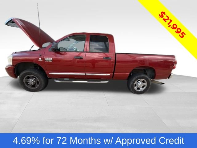 Inferno Red Crystal Pearl 2007 Dodge RAM 2500 Pickup Truck Four-Wheel Drive 6-Speed Automatic