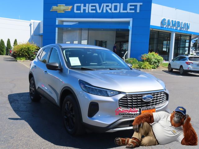 Silver Metallic 2024 Ford Escape SUV / Crossover All-Wheel Drive 8-Speed Automatic