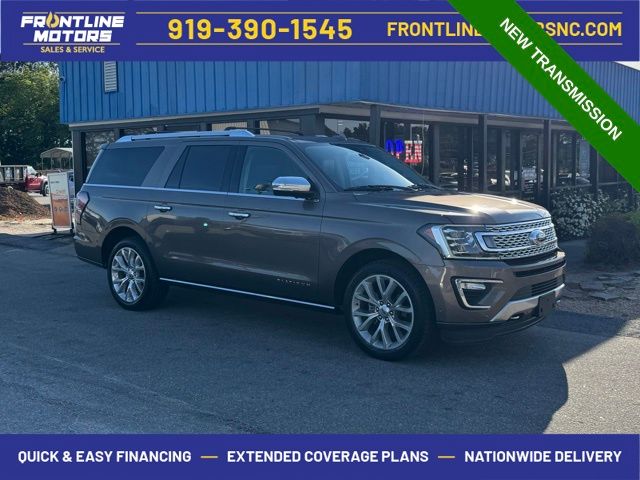 Stone Gray Metallic 2019 Ford Expedition MAX Platinum 4WD SUV / Crossover Four-Wheel Drive 10-Speed Automatic