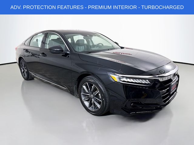 Black 2021 Honda Accord EX-L FWD Sedan Front-Wheel Drive Continuously Variable Transmission