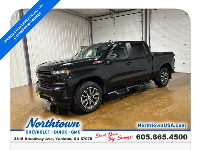 Black 2022 Chevrolet Silverado 1500 Pickup Truck Four-Wheel Drive 8-Speed Automatic