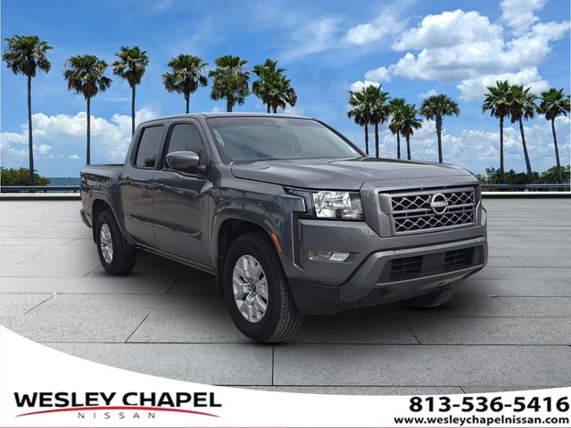 Gray (Gun Metallic) 2024 Nissan Frontier Pickup Truck 4X2 9-Speed Automatic Overdrive