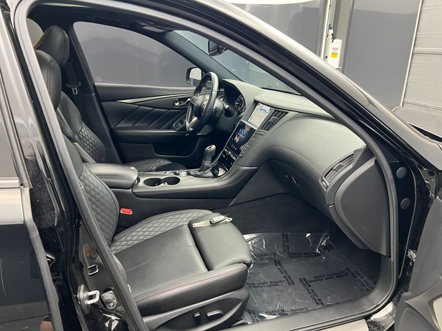 2022 Midnight Black Infiniti Q50 Red Sport 400 RWD Sedan