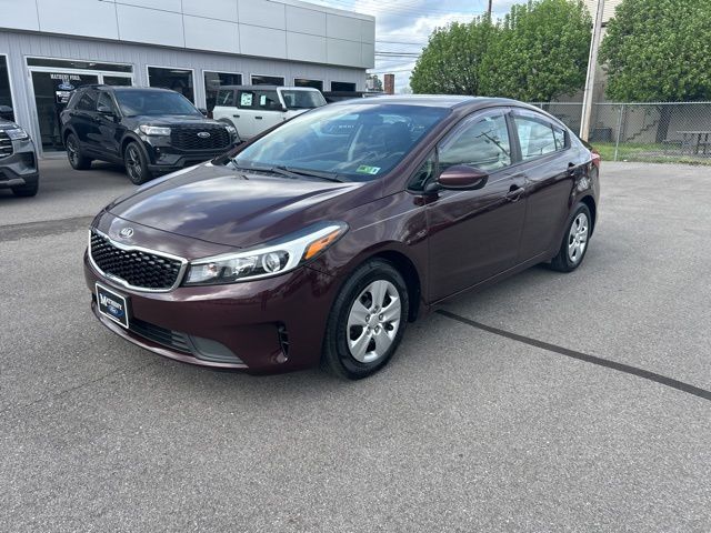 Garnet Red 2018 Kia Forte LX Sedan Front-Wheel Drive 6-Speed Automatic