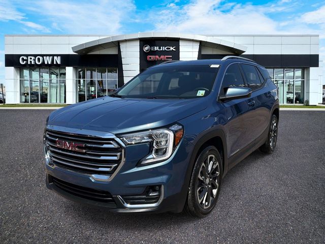 Downpour Metallic 2024 GMC Terrain SUV / Crossover Front-Wheel Drive 9-Speed Automatic