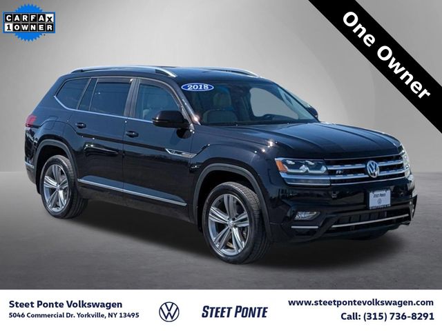 Deep Black Pearl 2018 Volkswagen Atlas SEL 4Motion SUV / Crossover All-Wheel Drive 8-Speed Automatic