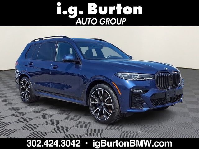Phytonic Blue Metallic 2022 BMW X7 xDrive40i AWD SUV / Crossover All-Wheel Drive 8-Speed Automatic