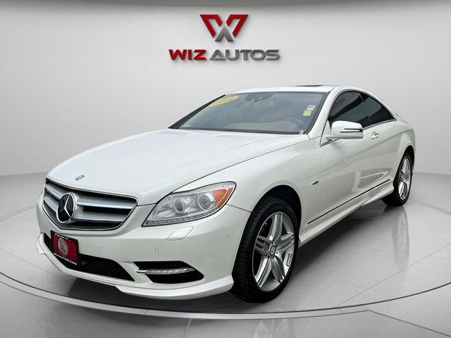 Diamond White 2012 Mercedes-Benz CL-Class Coupe All-Wheel Drive 7-Speed Automatic