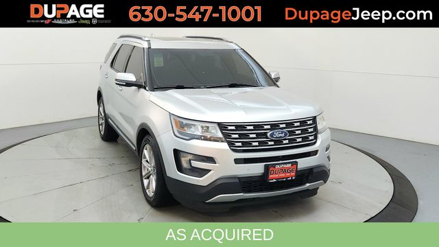 Ingot Silver 2016 Ford Explorer Limited SUV / Crossover Front-Wheel Drive 6-Speed Automatic