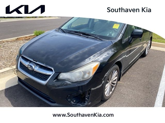 Crystal Black Silica 2013 Subaru Impreza 2.0i Premium Sedan All-Wheel Drive Continuously Variable Transmission