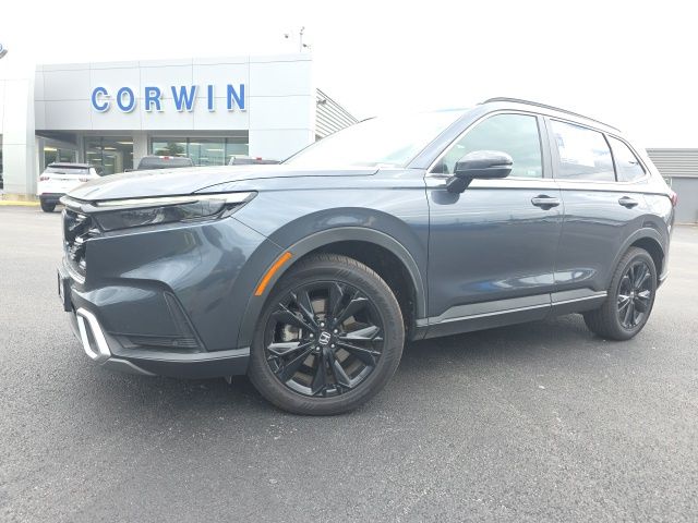 Meteorite Gray Metallic 2024 Honda CR-V Hybrid Sport Touring AWD SUV / Crossover All-Wheel Drive Continuously Variable Transmission