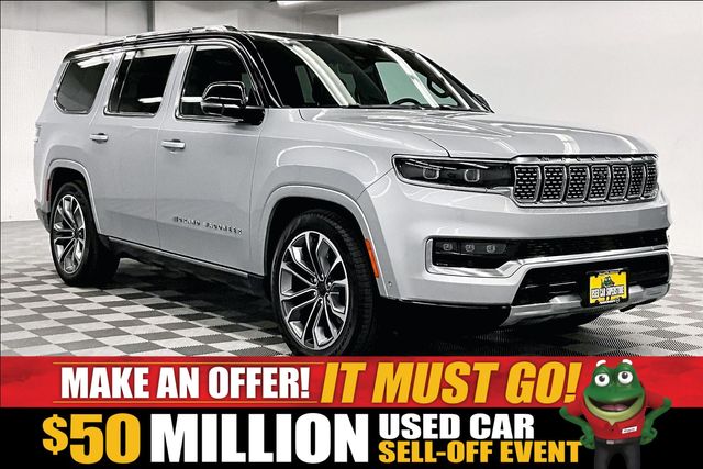 Silver Zynith 2025 Jeep Grand Wagoneer SUV / Crossover Four-Wheel Drive 8-Speed Automatic