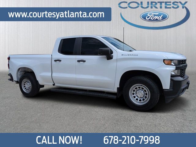 Summit White 2019 Chevrolet Silverado 1500 Pickup Truck 4X2 6-Speed Automatic Overdrive